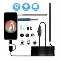 【Popular choice】 HD หู Endoscope Otoscope LED กล้องเครื่องมือกล้อง Endoscope ทำความสะอาดขี้ผึ้งเลือกทำความสะอาดชุดกำจัด Endoscope Otoscope D Ropshipping