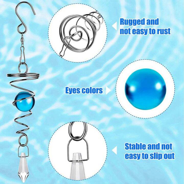 5pcs-spiral-wind-chimes-crystal-ball-wind-chime-glass-ball-wind-tail-hanging-pendant-wind-spinner-pendants-rotating-hook-wind-chime-tail-for-home-garden-yard-decoration