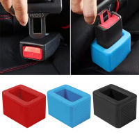 1Pc Universal Car Safety Belt Buckle Holder Silicon Buckle Cover Auto Car Seat Belt Buckle Holder In Upright Position