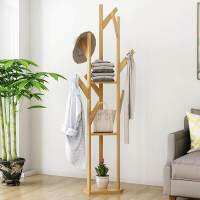 ที่แขวน3เสา ที่แขวนหมวก3เสา มีฐานวางสิ่งของ ของตกแต่งบ้าน coat rack ที่แขวนเสื้อผ้า ที่แขวนหมวก lulucare