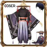 【COSER 77】Genshin Black Master กระจัดกระจาย Coswear Black Master ห้า Goxian เกมสวมเครื่องแต่งกาย Original God คอสเพลย์