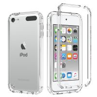 Casing Bening Transparan untuk IPod Touch 5 6 7 Touch7 Touch6 Tas Ponsel Bumper Silikon PC TPU Fundas Tahan Benturan Hibrid Penuh