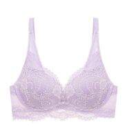 Triumph เสื้อชั้นในไม่มีโครงสวมใส่สบาย รุ่น Love Lace HU DV-R รหัส 10214165 สีม่วง 00OU