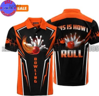 Sport Love Summer Bowling Polo Shirt For Men&amp;women PL1070 (private chat free custom name&amp;logo) high-quality