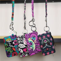 Cotton Lanyard Wallet Zip Id Case พร้อม Lanyard Id Case Wallet พร้อม Lanyard