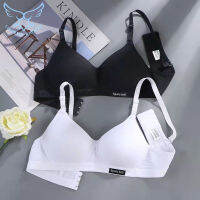 【จัดส่งฟรี】Ab Cup Bra สำหรับผู้หญิง Wireless Comfort Breathable V Brassiere Push Up ชุดชั้นในชุดชั้นในผ้าฝ้าย Women