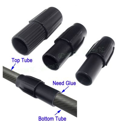 【lz】☏⊙▦  2pcs 19mm 22mm 28mm Tubo Telescópico União Joint Clamp Lock para Tubo De Fibra De Carbono CFK