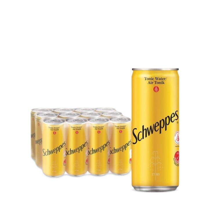 Schweppes Tonic Water (320ml x 12) Lazada