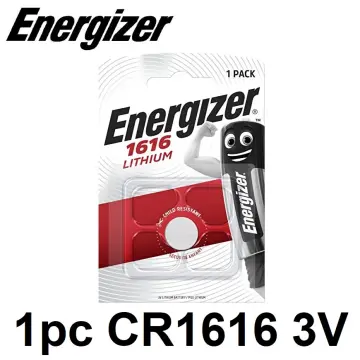 Pile 1616 ENERGIZER Lithium CR1616 3 Volts - Blister de 1 pile