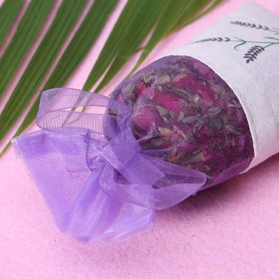 New Natural Rose Flowers Jasmine Lavender Bud Dried Flower Sachet Bag Aromatherapy Wardrobe Desiccant Sachets Air Refreshing