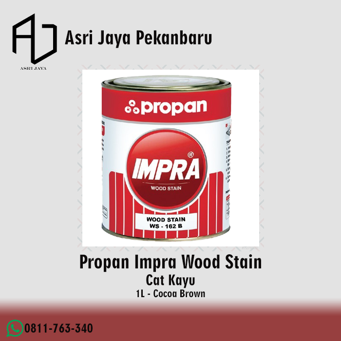 Cat Kayu PROPAN IMPRA WOOD STAIN WS-162 B - 1L - Cocoa Brown | Lazada ...