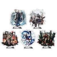 Anime Game Arknights Collection Stand Model Plate Keychain Silverash Cliffheart Amiya Acrylic Figure Standing Sign Desktop Decor