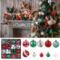 42pcsset Christmas Decoration Ball Xmas Tree Pendant Christmas New Year Festival Home Party Decor Ornaments Gifts Navidad 2022