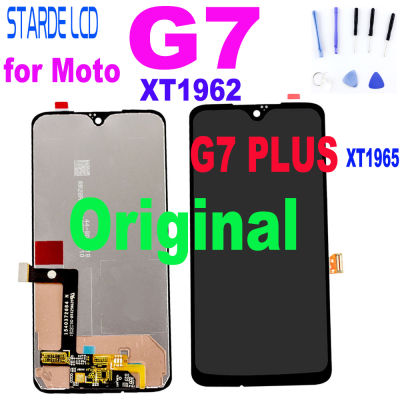 Asal XT1962 G7สำหรับมอเตอร์ไซค์,หน้าจอสัมผัส LCD G7บวก Paparan G 7 LCD