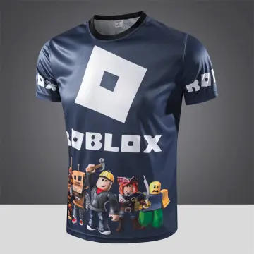 Girls Roblox T-Shirt for Kids, Game Cartoon Print Shirt [5-12 Years Old]