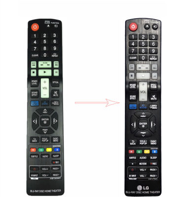 AKB73635401 รีโมทคอนโทรลสำหรับ LG Blu-Ray DVD AKB73775602  （AKB73635401 substitute for AKB73775602）