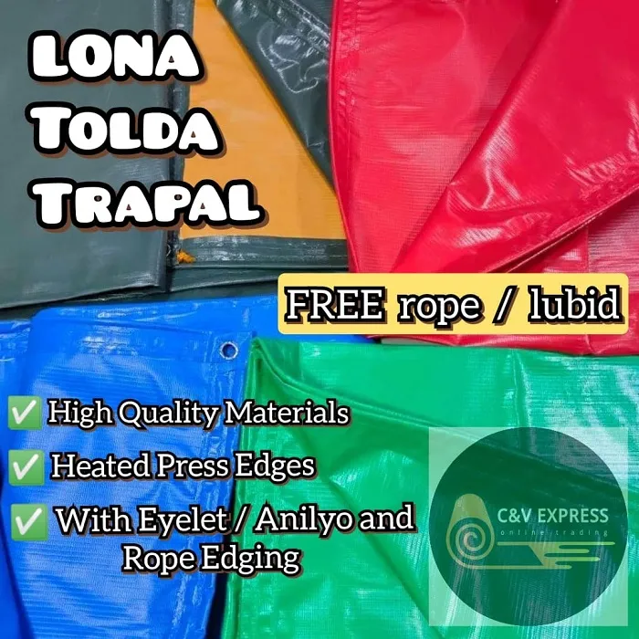 12x24 Feet High Quality PVC Waterproof Tarpaulin LONA Trapal Tolda ...