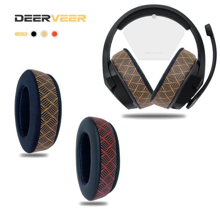 DEERVEER Replacement Earpads For HyperX Cloud Stinger,Flight Headphones