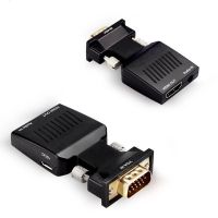 ตัวแปลงที่เข้ากันได้กับ HDMI สัญญาณเอาท์พุทพร้อมสายเสียง VGA ไปยังสาย HDMI HDMI สำหรับผู้หญิง DELETERIOUS66DE1