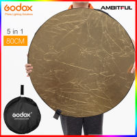 Godox80cm 32 "5in1 การถ่ายภาพสะท้อนคณะกรรมการพับสำหรับสตูดิโอถ่ายภาพสะท้อน