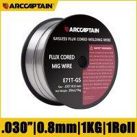 ARCCAPTAIN 1KG Mig Welding Wire Flux Core Gasless Wires Iron Welding Carbon Steel 0.8/0.9mm Mig Welder Accessories For Soldering