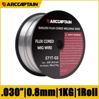 ARCCAPTAIN 1KG Mig Welding Wire Flux Core Gasless Wires Iron Welding Carbon Steel 0.8/0.9mm Mig Welder Accessories For Soldering
