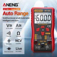 [Big Sales] ANENG M118A Digital Multimeter True RMS AC/DC Voltage Current Meter NCV Tester [Arrive 1-3 Days]