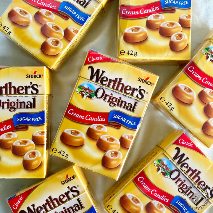 Werther's Original Sugar Free Caramel Cream Hard Candy Minis, Diabetic