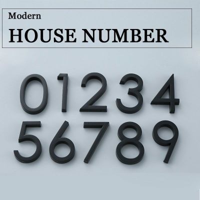 60mm Self Adhesive House Number Sticker for Apartment Plastic Doorplate Home Door Plaque Numbers Signs Mailbox Street Numbers-zptcm3861