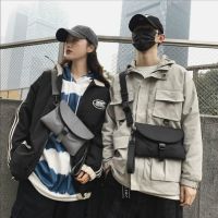 Ulzzang Korean Fashion Nylon Men Chest Back Sling bag for Birthday Gift 【JULE】