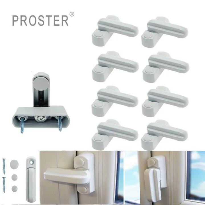 Proster 8PCS UPVC Window Door Safety Locks Window Tlock Window