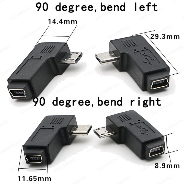 new-mini-usb-to-micro-usb-adapter-plug-90-degree-left-right-angle-micro-usb-male-to-mini-usb-female-type-b-connector-charge-data