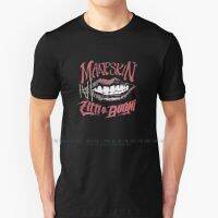 Maneskin T Shirt Cotton 6Xl Glamrock Digital Type Retrowave Aesthetic Citypop Colorpop Popcolor Loremeraki Song Contest Esc