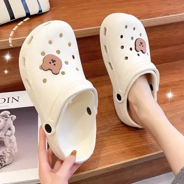 Dropship Cute Cartoon Thick Sole Hole Clogs For Women; Garden Shoes; Women's  Eva Slippers; Crocs For Women to Sell Online at a Lower Price