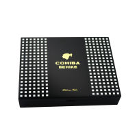 COHIBA กล่องไม้ซีดาร์สูงแวววาวอบ BHK56ให้ความชุ่มชื้นซิการ์ Humidor