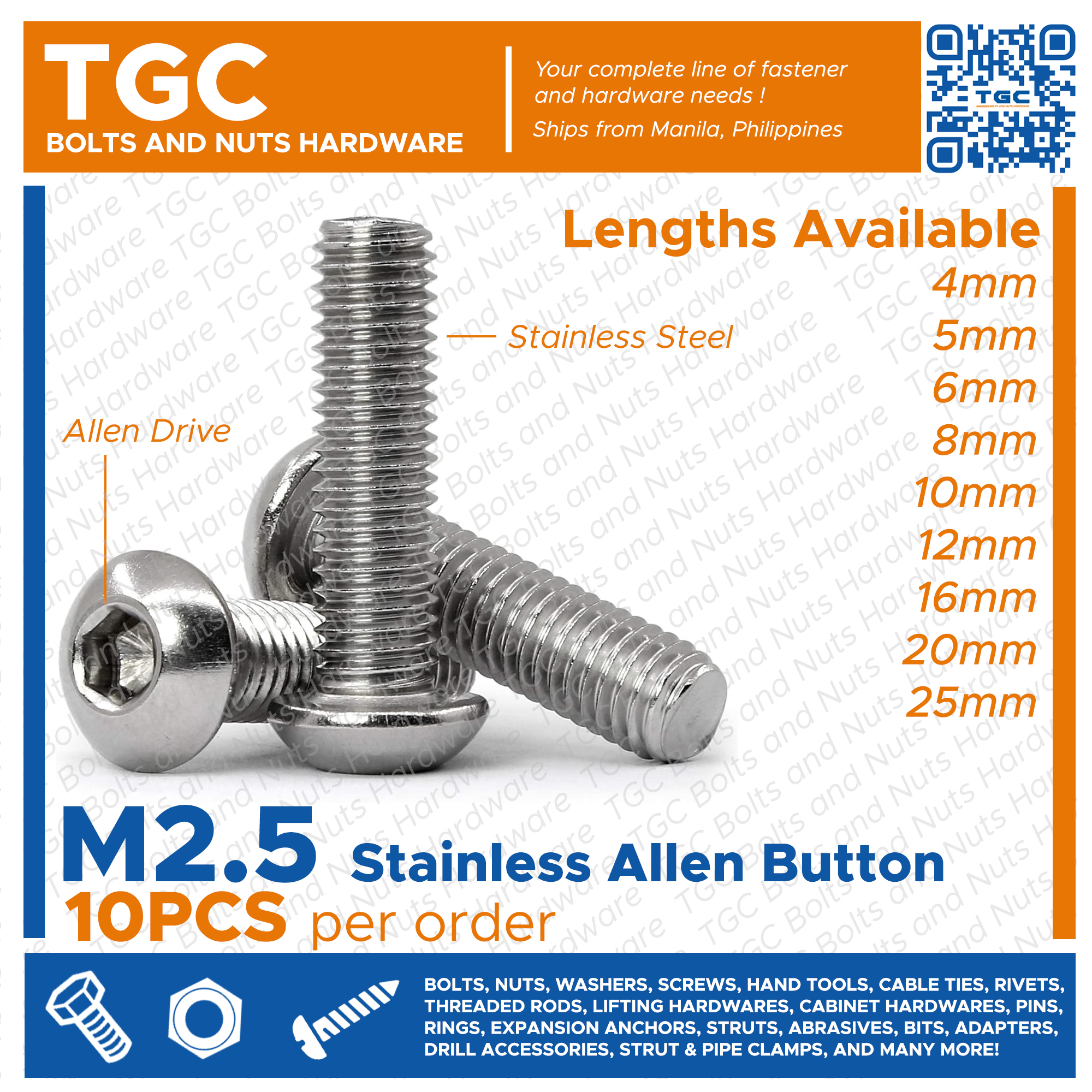 M3/4/5/6/M8/M10 Stainless Steel Button Head Bolt TR Security Tamper Proof Screws 