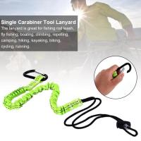 【CW】Single Carabiner Lanyard Safety Rope Cord Buckle Outdoor Fishing Exploration