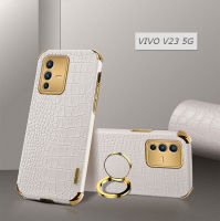 เคสโทรศัพท์แฟชั่นสำหรับ Vivo V27 5G/V27e 4G/V23 5G / Vivo V23e 4G/5G,เคสนิ่มกันกระแทกพร้อมแหวนโทรศัพท์ขาตั้งโลหะ