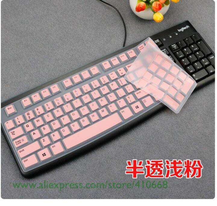 waterproof-silicone-desktop-keyboard-cover-protector-skin-for-logitech-mk120-k120-computer-dust-cover-film-keyboard-accessories