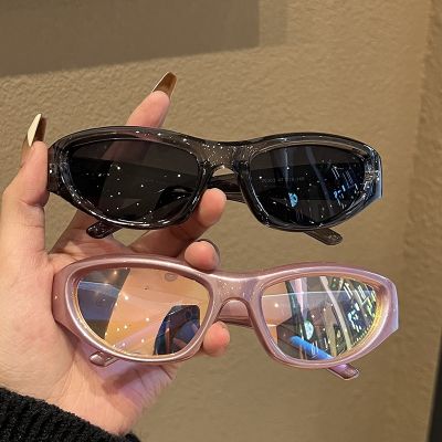 【CW】☞✈☾  Sunglasses Fashion Colorful Mirror Goggles Men Punk Glasses