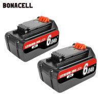 Bonacell 18V20V 6000MAh Li-Ion แบตเตอรี่เครื่องมือเปลี่ยน BLACK &amp; DECKER LB20 LBX20 LBXR20 L50