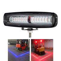 15 LED 30W Forklift Truck RED Line Warning Lamp Safety Working Light 10-80V