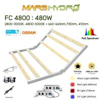 [พร้อมส่ง]⭐⭐[ส่งฟรี] ไฟปลูกต้นไม้ Mars Hydro FC 4800 6 บาร์ Samsung LM301B + Osram + ดิมเมอร์ LED Grow light 480 watt FC4800จัดส่งฟรีมีเก็บปลายทาง