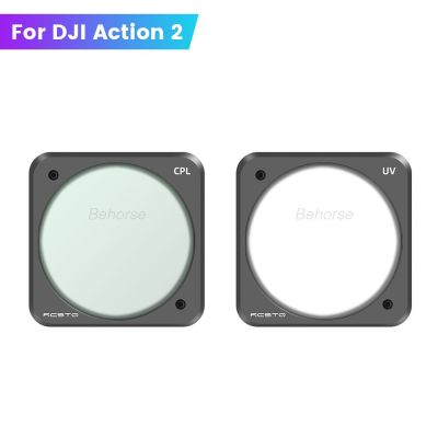 ตัวกรองแสงสำหรับกล้องสำหรับ DJI Action 2 CPL UV แม่เหล็กออปติคอล ND 4 8 16 32ชุดฟิลเตอร์ SART สำหรับ DJI OSMO Action 2 Essory