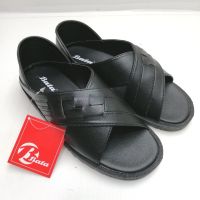 Bata รุ่น 861-6536 รองเท้าแตะรัดส้น ผู้ชาย บาจา แบบสวม สีดำ รุ่น 861 6536