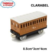 Thomas And Friends แท้รถไฟแทร็กมาสเตอร์ Annie Clarabel โมเดลโลหะรางรถไฟรถแม่เหล็กพลาสติกของเล่นเด็กผู้ชายวันเกิด