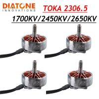 Diatone MAMBA TOKA 2306.5 2650KV 2450KV 4S 1700KV 6S มอเตอร์แข่งสำหรับ RC สำหรับแข่ง FPV ฟรีสไตล์5นิ้วชิ้นส่วน DIY อะไหล่โดรน