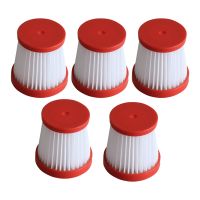 5 Pcs Hepa Filter for Deerma VC01 / VC01 Max Vacuum Cleaner Replacement Filter Mesh Hypa Filter Elements Replacement