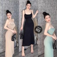 COD SDFGERTYTRRT Sparse Herringbone Elastic Spaghetti straps dress suitable for beach