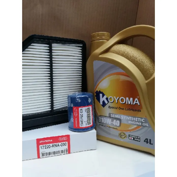 HONDA CIVIC FD SNA 1.8,HONDA STREAM 1.8 AIR FILTER + OIL FILTER + KOYOMA 10W40 SEMI SYNTHETIC HONDA CIVIC FD SNA 1.8,HONDA STREAM 1.8 AIR FILTER + OIL FILTER + KOYOMA 10W40 SEMI SYNTHETIC